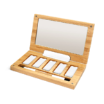 Bambou box Five ZAO vide, avec miroir et pinceau double embout