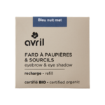 Recharge fard à paupières Bleu nuit mat Avril vue 2
