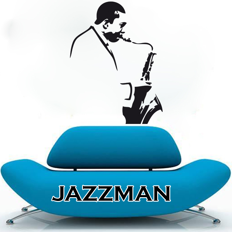 Stickers autocollant Jazzman stylisé