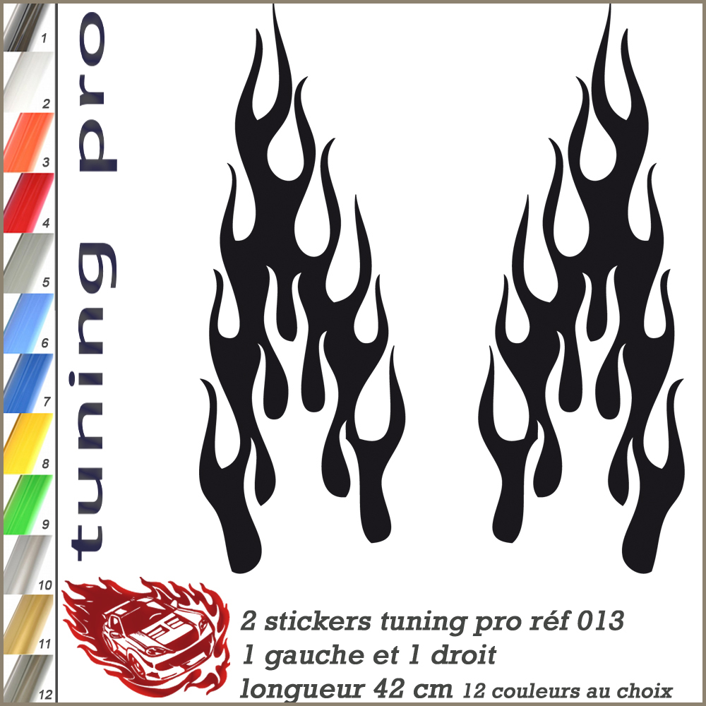 STICKER TUNING FLAMING 013-2