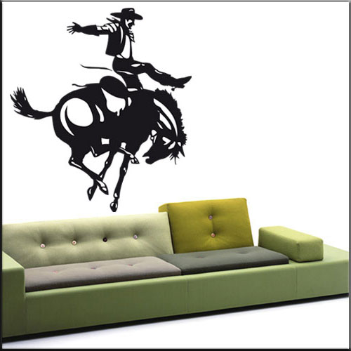 Sticker cheval au repos