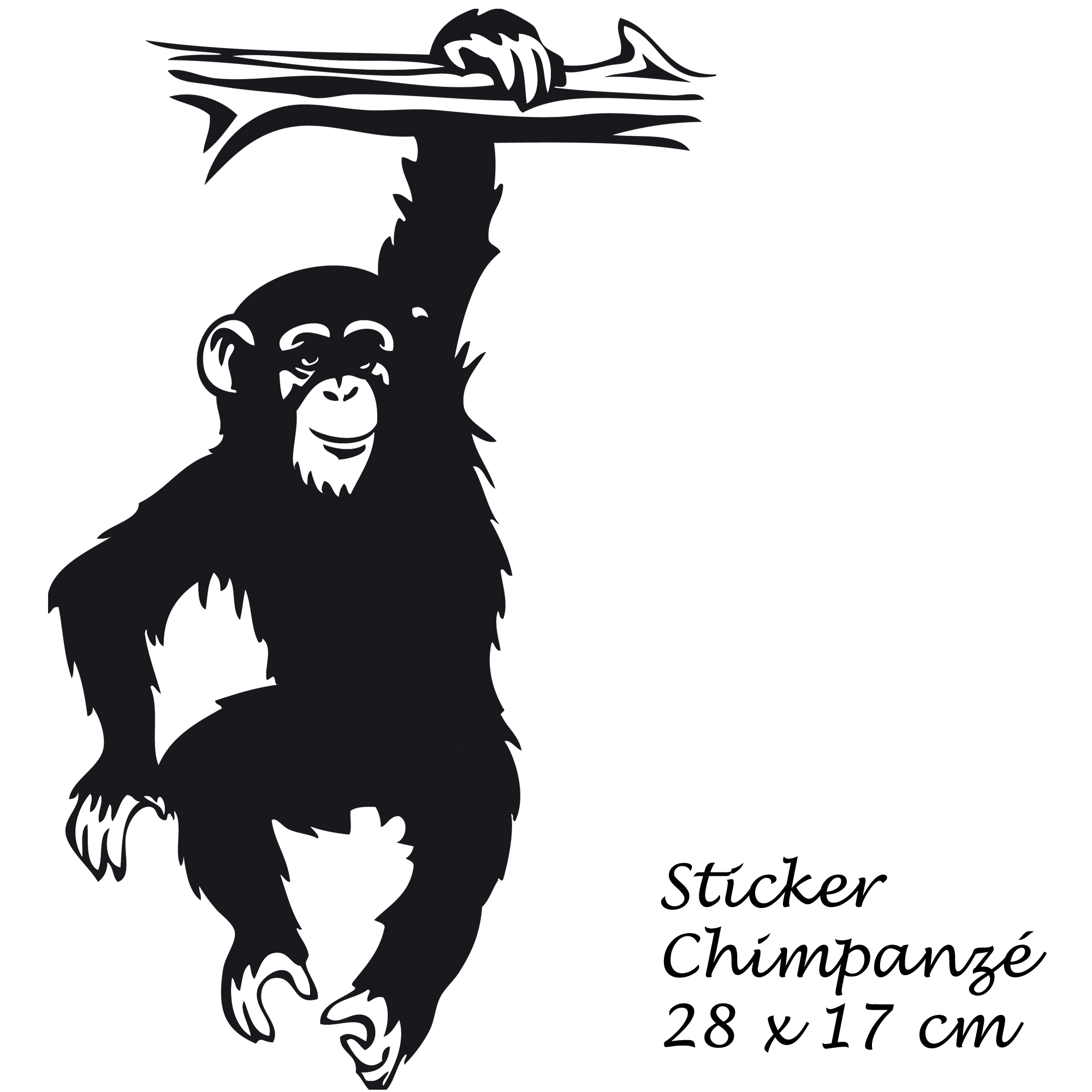 stickers Chimpanzé