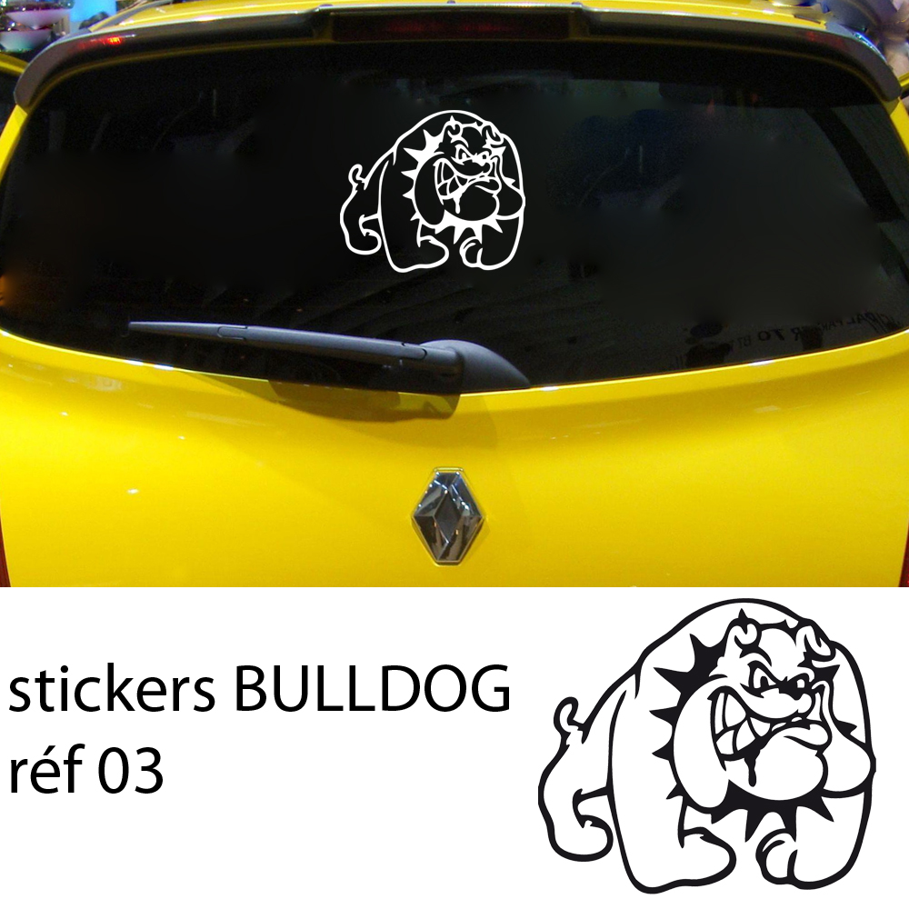 stickers bulldog 003