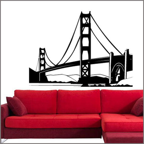 Stickers Golden Gate de San Francisco