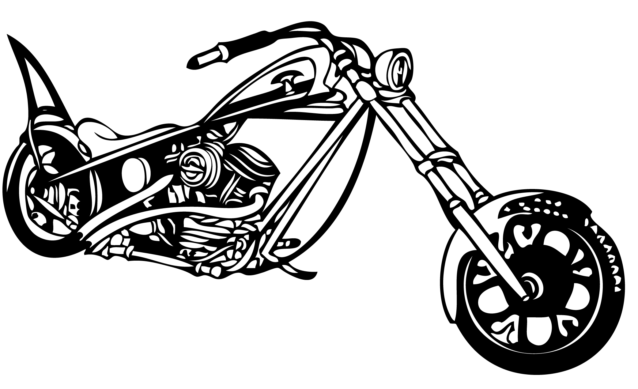 Stickers Moto Harley