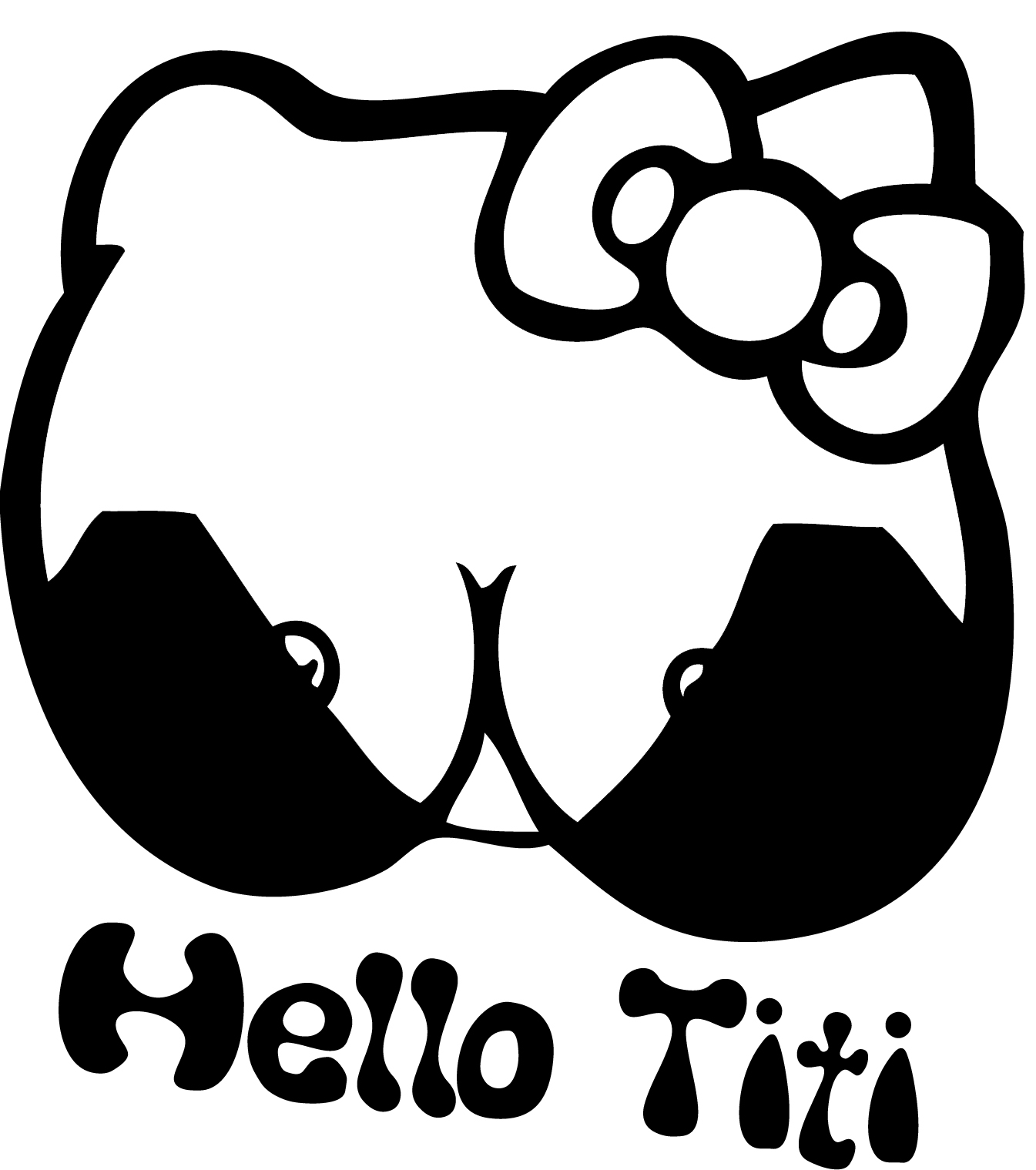 StickersTuning  Hello Kitty Titty