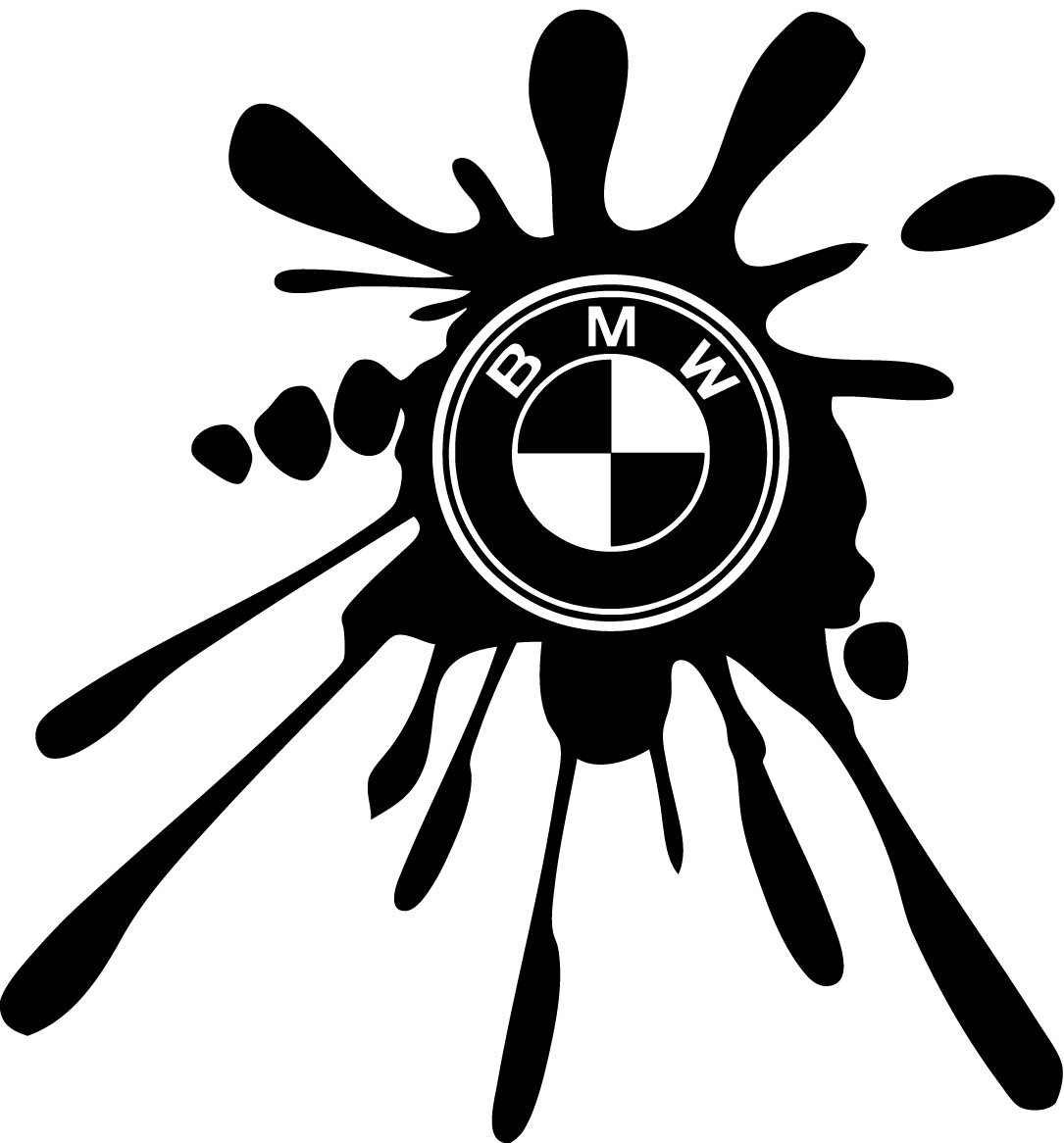 Stickers Tuning BMW tache de peinture