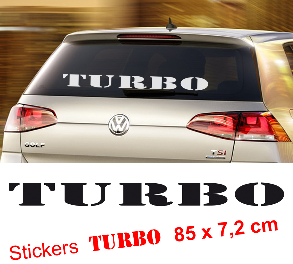 Stickers autocollant turbo tuning rallye