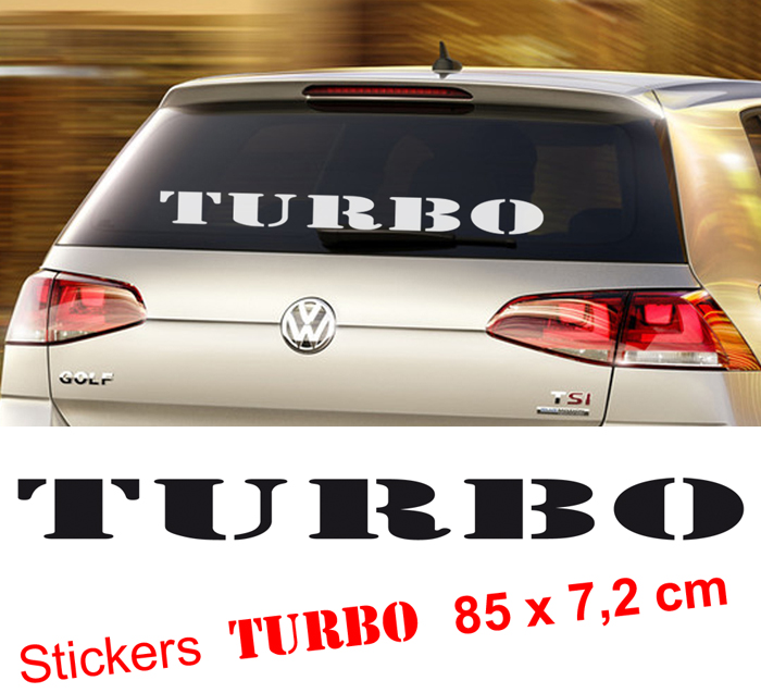 Stickers autocollant turbo tuning rallye 2