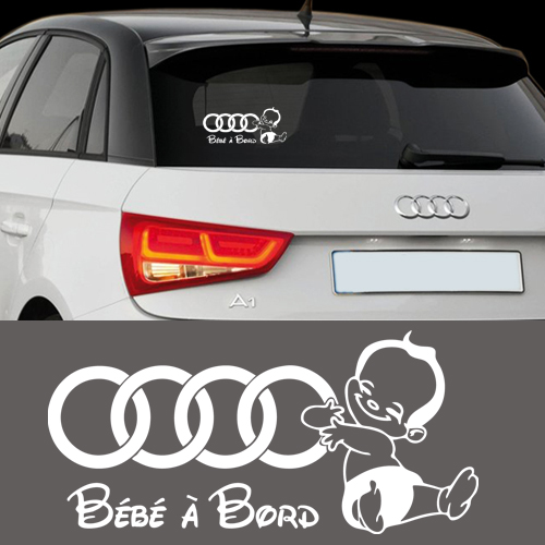 Autocollant de voiture bébé à bord - Fun tuning