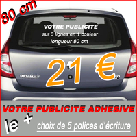Stickers lettrage publicitaire marquage de véhicules