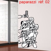 Stickers photographe star paparazzi réf 02