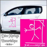 Stickers MARIAGE HUMORISTIQUE LE PENDU