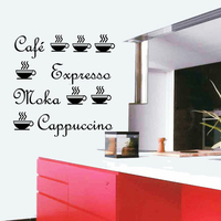 Stickers café moka capuccino tasses
