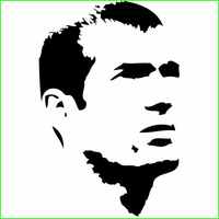 Stickers foot Zinedine Zidane