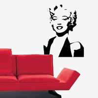 Stickers buste de Marylin Monroe