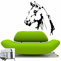 Stickers autocollant Tête de cheval Géante réf 22