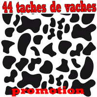 Stickers déco 44 taches de vaches