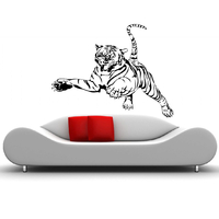 Stickers tigre bondissant