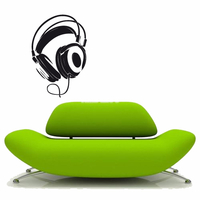 Stickers musique Casque Audio 01
