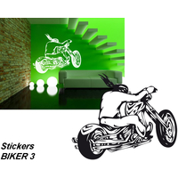 Sticker autocollant moto biker 3