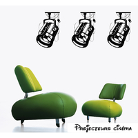 Stickers projecteurs de cinéma