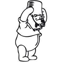 Sticker Winnie l'ourson 07