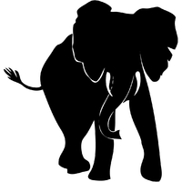 Stickers éléphant 03