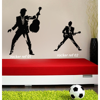 Stickers musique rock Rockeur 01