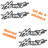 4 Stickers autocollant tuning Honda Hornet