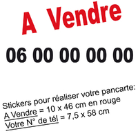 Stickers autocollant A VENDRE
