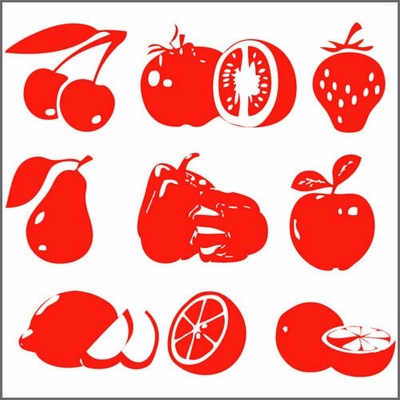 stickers fruits et légumes