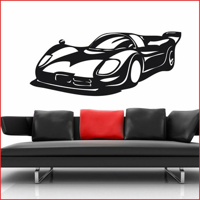 STICKERS VOITURE COURSE