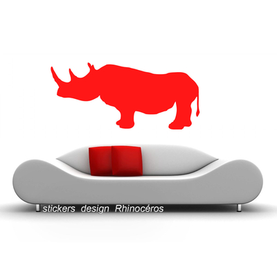 sticker Rhinocéros