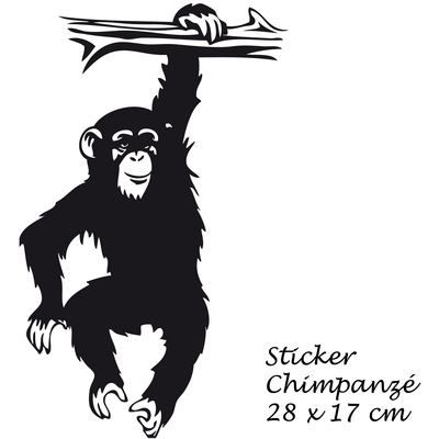 stickers Chimpanzé