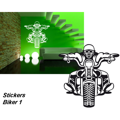 Stickers moto Biker 01