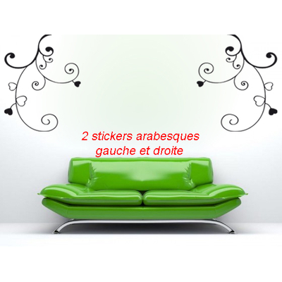 2 stickers arabesques