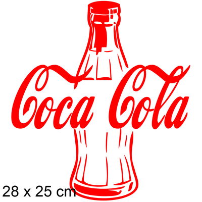 stickers bouteille coca