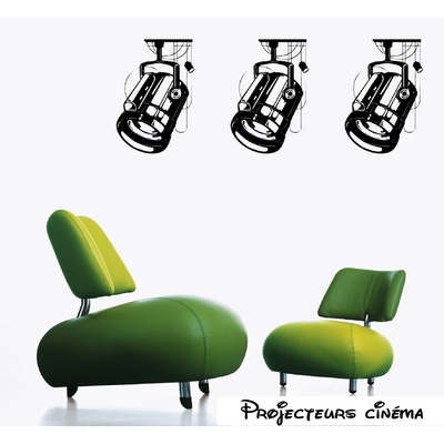Stickers  projecteur cinéma