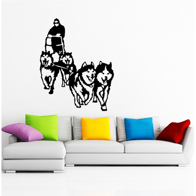 stickers husky chiens de traineau