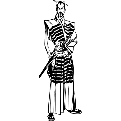 Stickers Samouraï