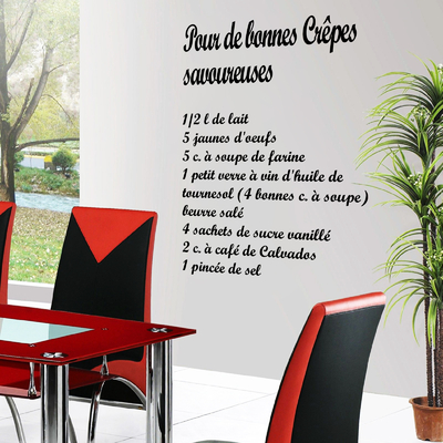 Stickers Recette des Crêpes