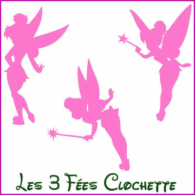 stickers 3 fees clochette