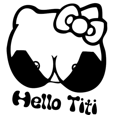 StickersTuning  Hello Kitty Titty