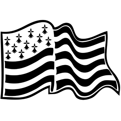 Stickers drapeau breton