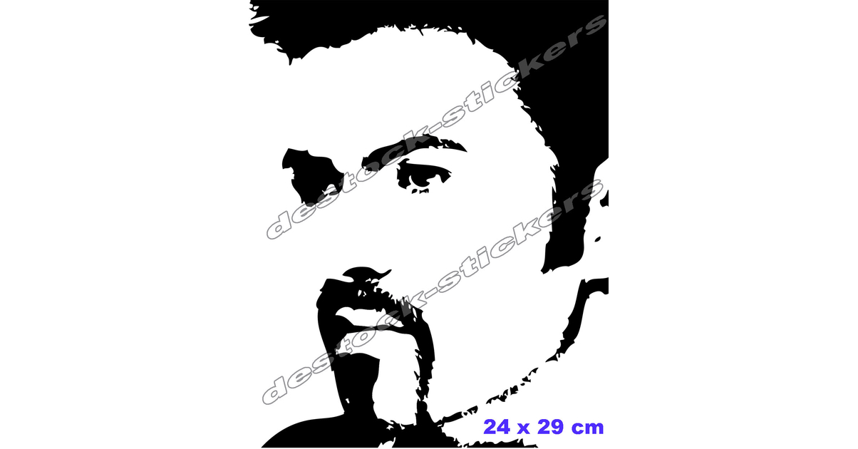 Stickers autocollant GEORGE MICHAEL - Musique/chanteurs, groupes etc ...