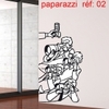 Stickers photographe star paparazzi réf 02