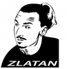 Stickers foot Zlatan Ibrahimovic