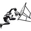 stickers basketteur et panier