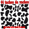 Stickers déco 44 taches de vaches
